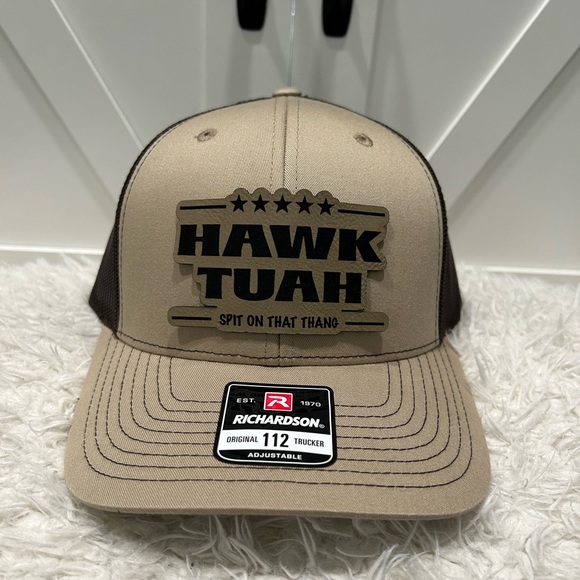 Hawk Tuah Laser engraved Richardson trucker hat. - Picture 2 of 2